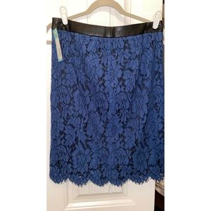 Blue Lace Skirt
